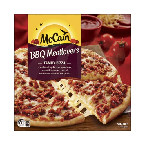 McCain Pizza BBQ Meatlovers 500g