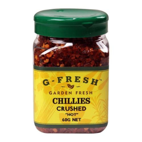 GFresh Hot Crushed Chillies 60g