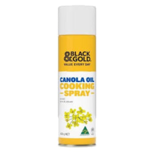 Black & Gold Canola Oil Cooking Spray 400g