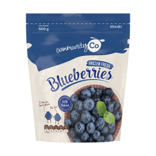 Community Co Frozen Blueberries 500g