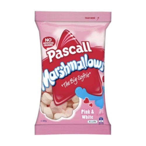 Pascall Marshmallows Pink and White 280g