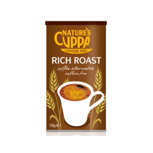 Nature's Cuppa Caffeine Free Rich Roast Coffee Alternative 125g