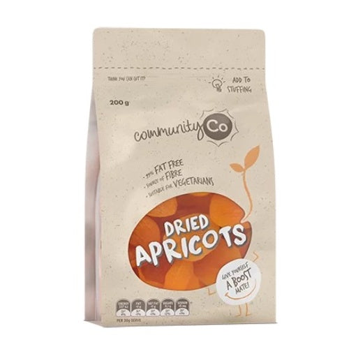 Community Co Dried Apricots 200g