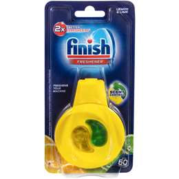 Finish 2 In 1 Clip On Dishwasher Freshener Lemon & Lime 15g