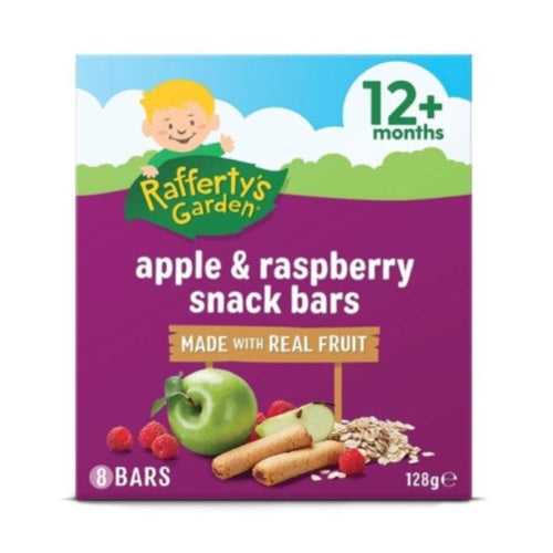 Rafferty's Garden Apple & Raspberry Snack Bars 12+months 8pk