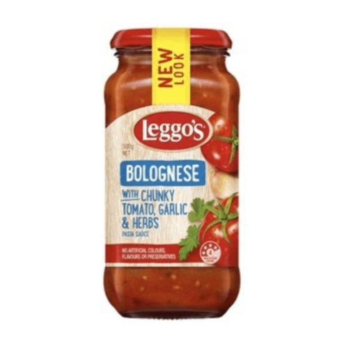 Leggo's Pasta Sauce Bolognese with Chunky Tomato, Garlic & Herbs  500g