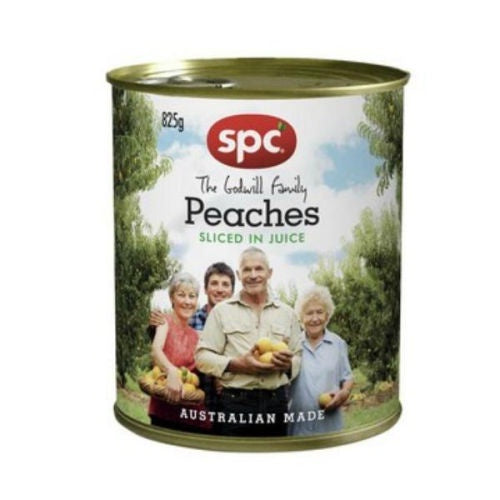 SPC Peaches Sliced In Juice 825g