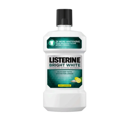 Listerine Bright White Mouthwash 500ml