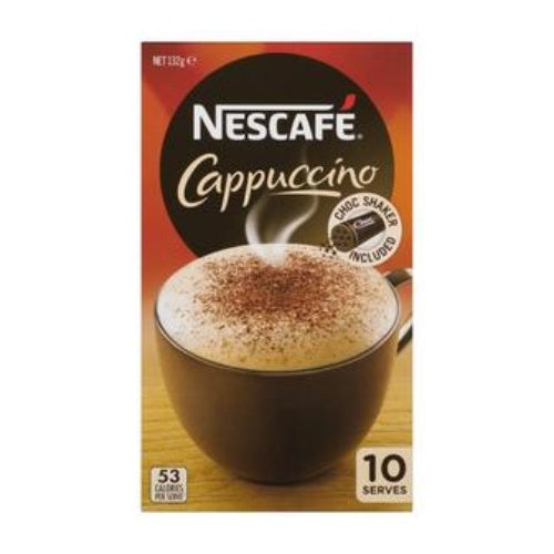 Nescafe Cappuccino Decaf Coffee Sachets  10pk