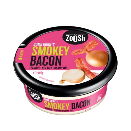 Zoosh Onion & Smokey Bacon Dip 185g