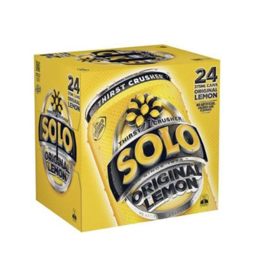 Schweppes Solo Lemon 24 Cans x 375ml