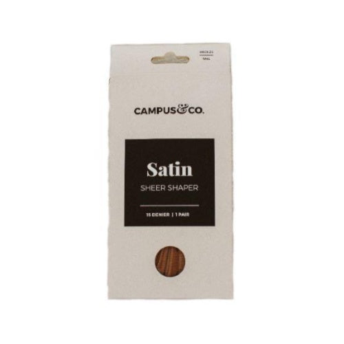 Campus & Co Satin Sheer Shaper Bronze15 Denier X-Tall