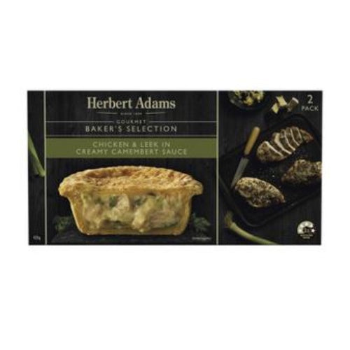 Herbert Adams Chicken & Leek 2pk