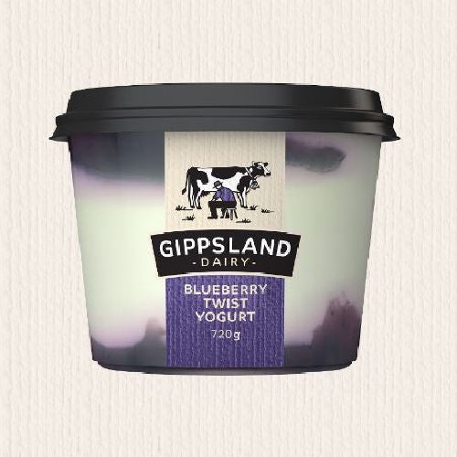 Gippsland Dairy Blueberry Yoghurt 700g