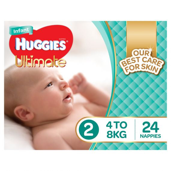 Huggies Infant Nappies Size 2 24pk