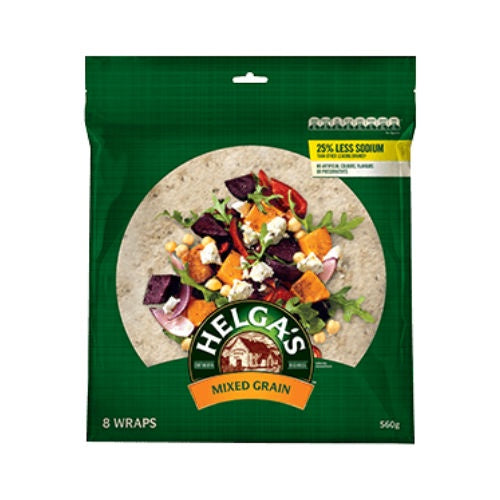 Helga's Mixed Grain Wrap 8pk