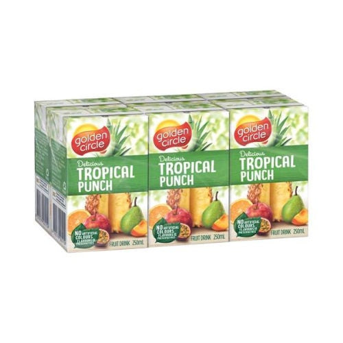 Golden Circle Tropical Punch Fruit Drink 6 x 250ml