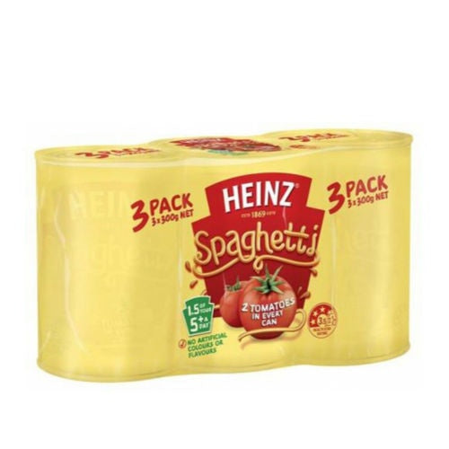 Heinz Spaghetti Tomato & Cheese  300g x 3pk