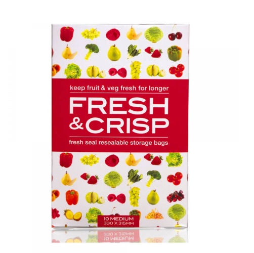 Fresh and Crisp Vegetable Storage Bags Medium 10pk