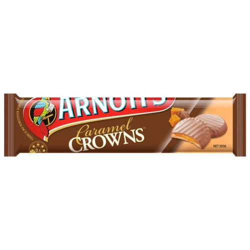 Arnotts Caramel Crowns 200g