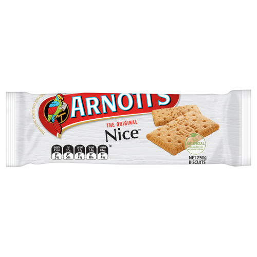 Arnotts Nice Plain Biscuits 250g