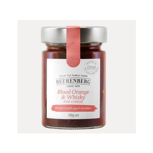 Beerenberg Blood Orange & Whiskey for Cheese 190g