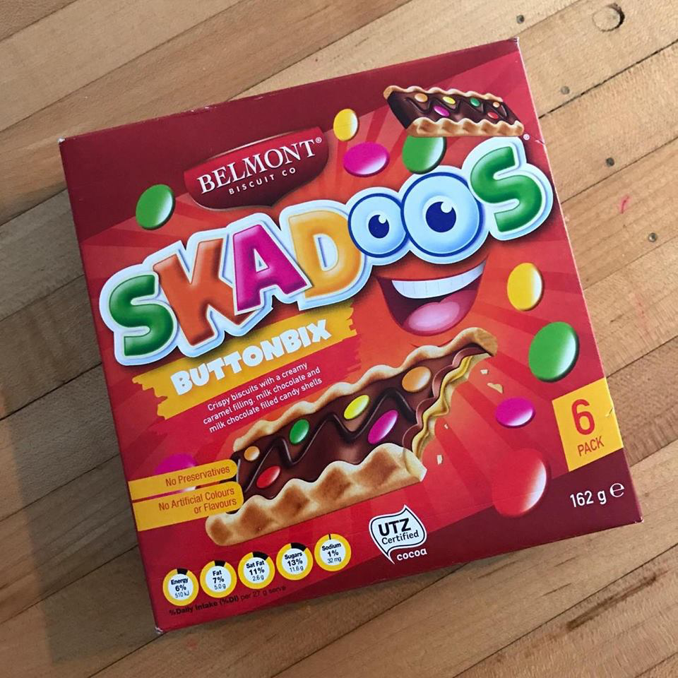 Belmont Biscuit Co Buttonbix Skadoos162g 6pk