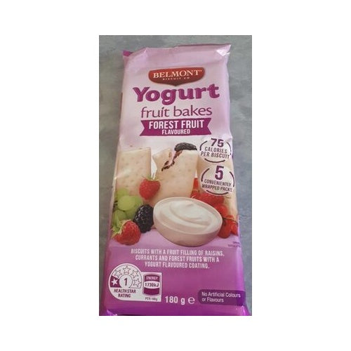 Belmont Forest Fruit Yoghurt Fruit Bakes 180g 5pk