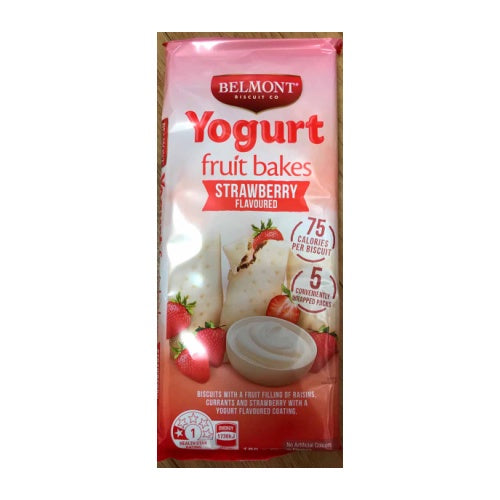 Belmont Strawberry Yoghurt Fruit Bakes 180g 5pk