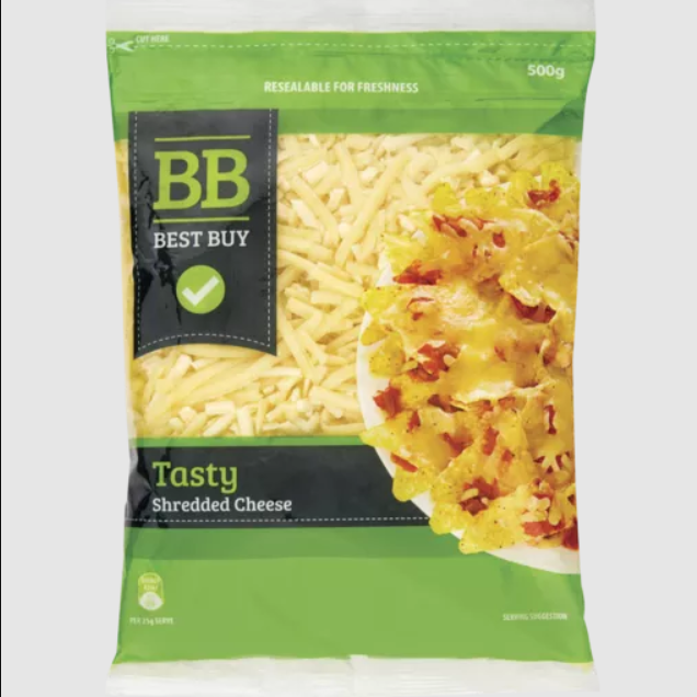 Best Buy Tasty Shredded Cheese 500g