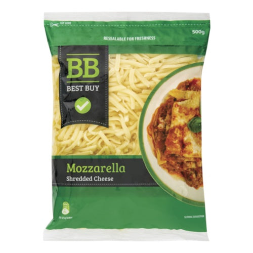 Best Buy Shredded Mozzarella 500g