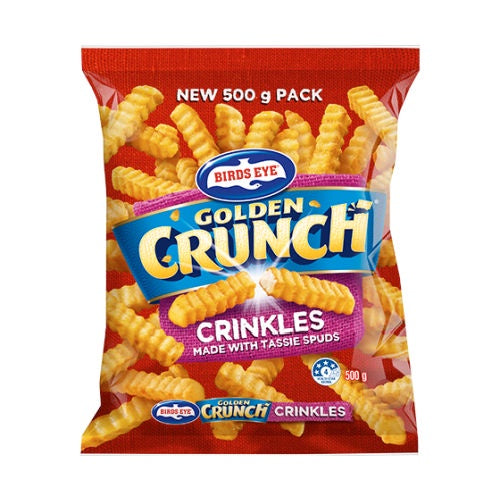 Birds Eye Golden Crunch Crinkles Chips 900g