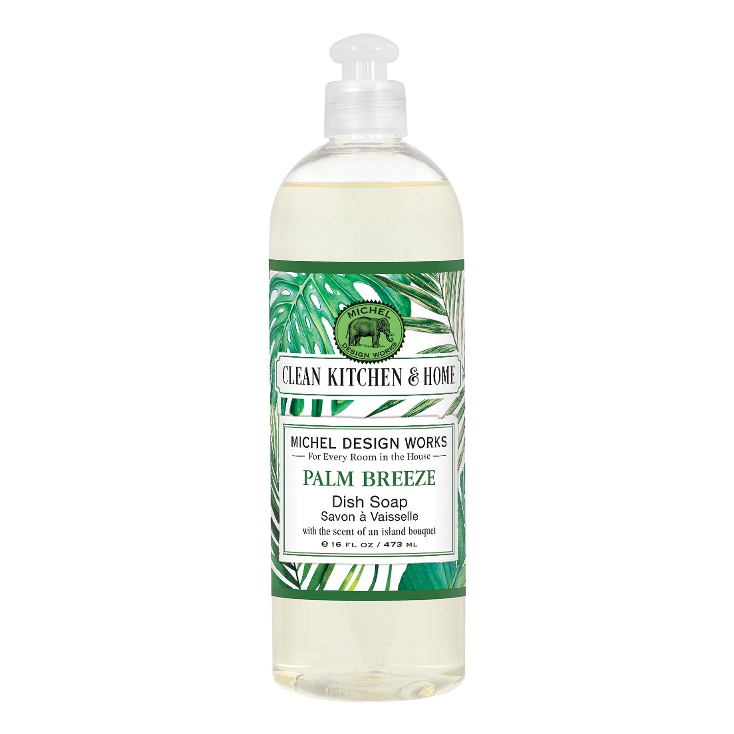 Michel Design Works Clean Kitchen & Home Palm Breeze Dish Soap