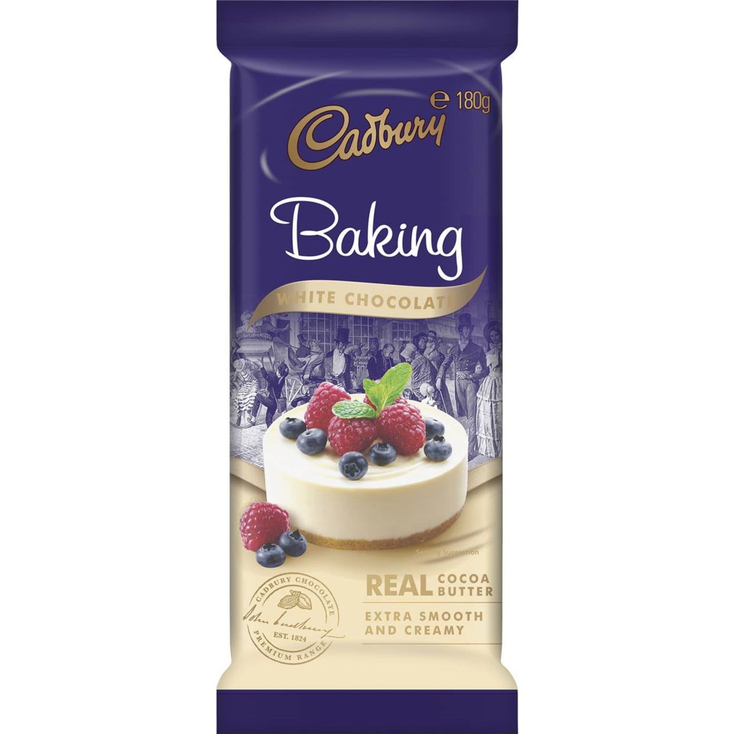 Cadbury Baking White Chocolate Block 180g