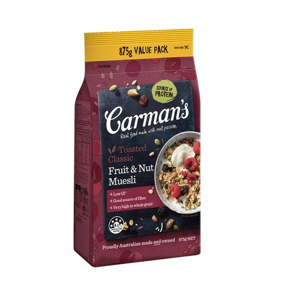 Carman's Classic Fruit & Nut Muesli 875g