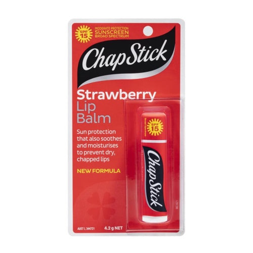 Chapstick Strawberry Lip Balm SPF 15+ 4.2g