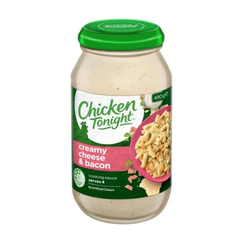 Chicken Tonight Cheese & Bacon Simmer Sauce 485g