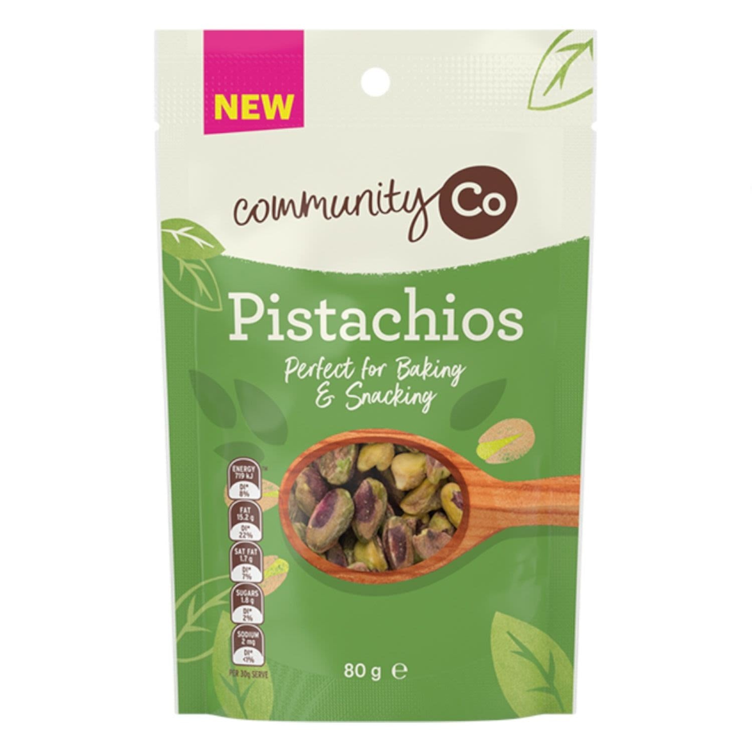 Community Co Raw Pistachio 80g