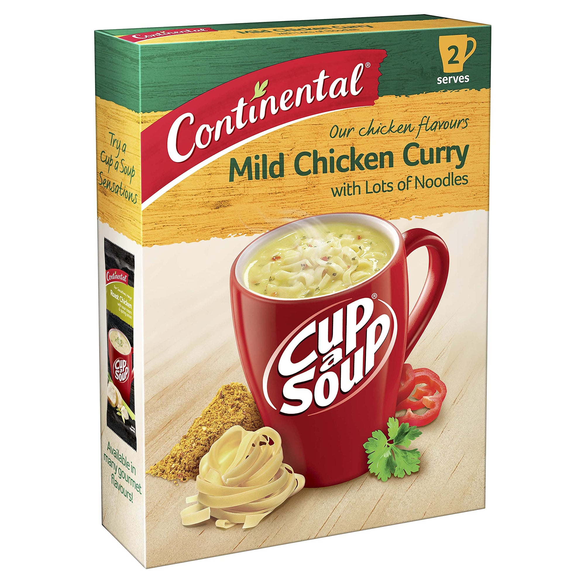 Continental Cup A Soup Mild Chicken Curry With Lots Of Noodles 58g