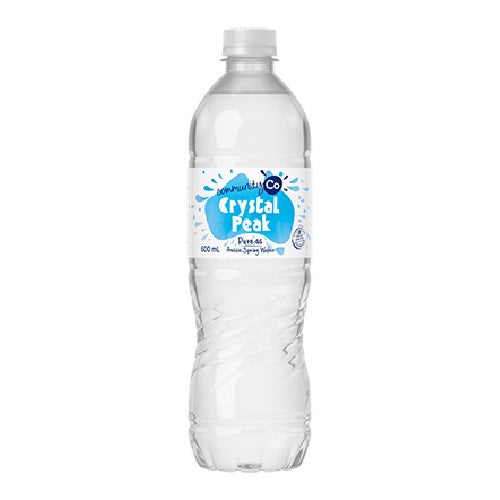 Community Co Crystal Peak Spring  Water 600ml