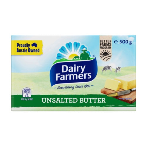 Dairy Farmers Unsalted Butter 500g