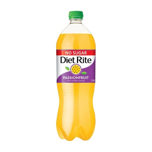 Diet Rite Passionfruit Soft Drink 1.25l