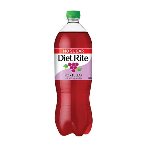 Diet Rite Portello Soft Drink 1.25l