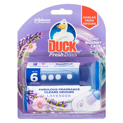 Duck Fresh Discs Toilet Cleaner Starter Kit Lavender 36ml