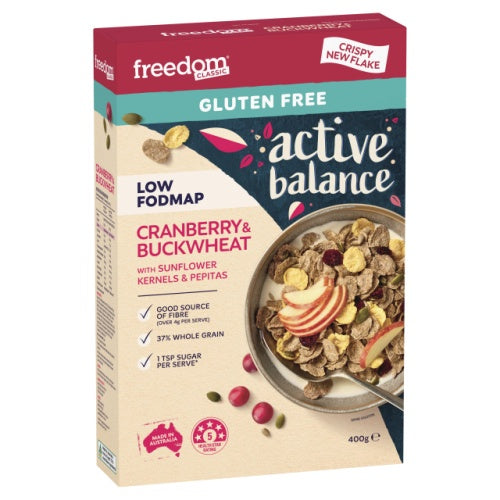 Freedom Crafted Blends Cranberry & Buckwheat Flakes 400g