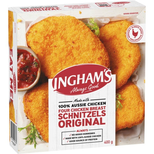 Ingham Chicken Breast Schnitzels Original 400g