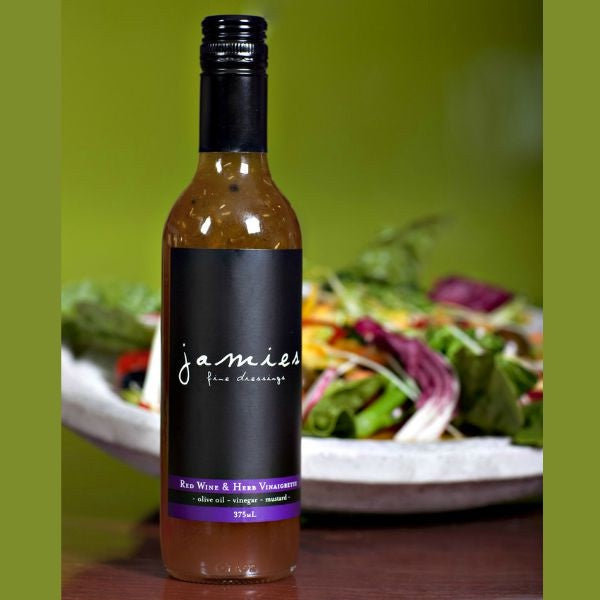 Jamies Fine Dressings Red Wine & Herb Vinaigrette 375ml