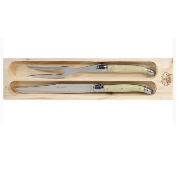 Jean Dubost Deluxe Light Horn Carving Set