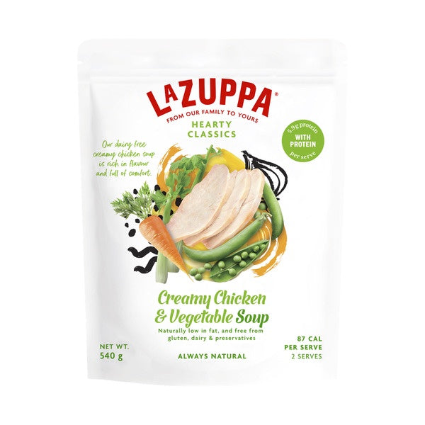 La Zuppa Soup Pouch Creamy Chicken & Veg 540g