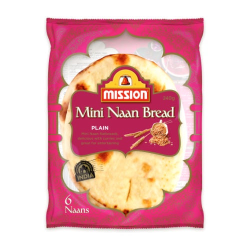 Mission Mini Naan Bread 240g 6pk